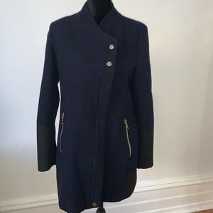 Sam Edelman Navy Wool Coat